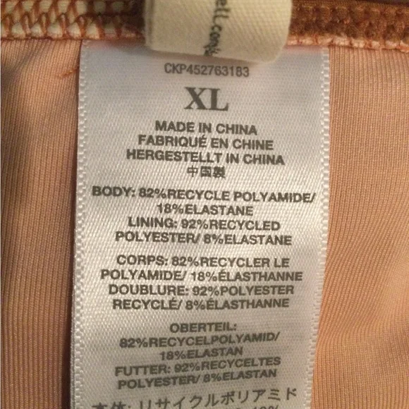 Madewell Brown and Cream One Piece Swimsuit - Picture 5 of 7